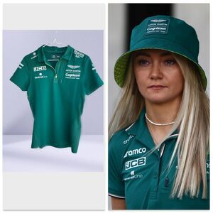 Green Women's Aston Martin Jersey Top